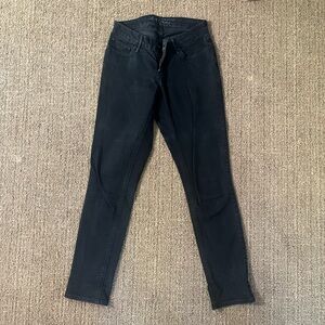 Levi’s supreme curve black straight leg jeans
